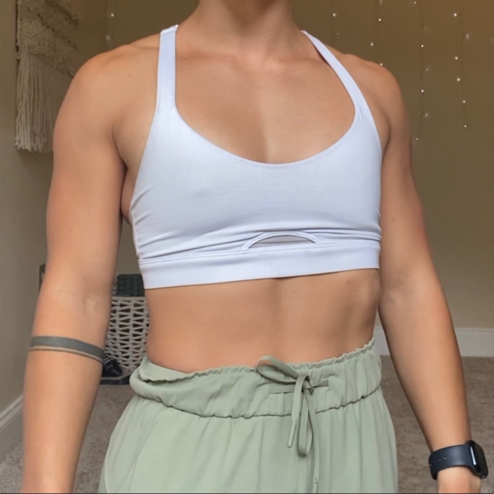 Victoria’s Secret sports bra, white